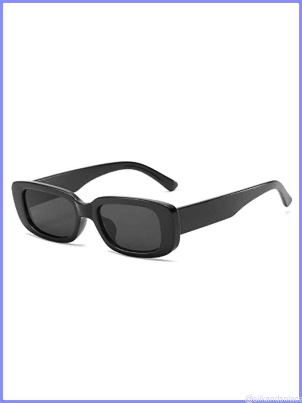 Polarized UV400 Rectangular Sunglasses Trendy Retro 90s Y2K